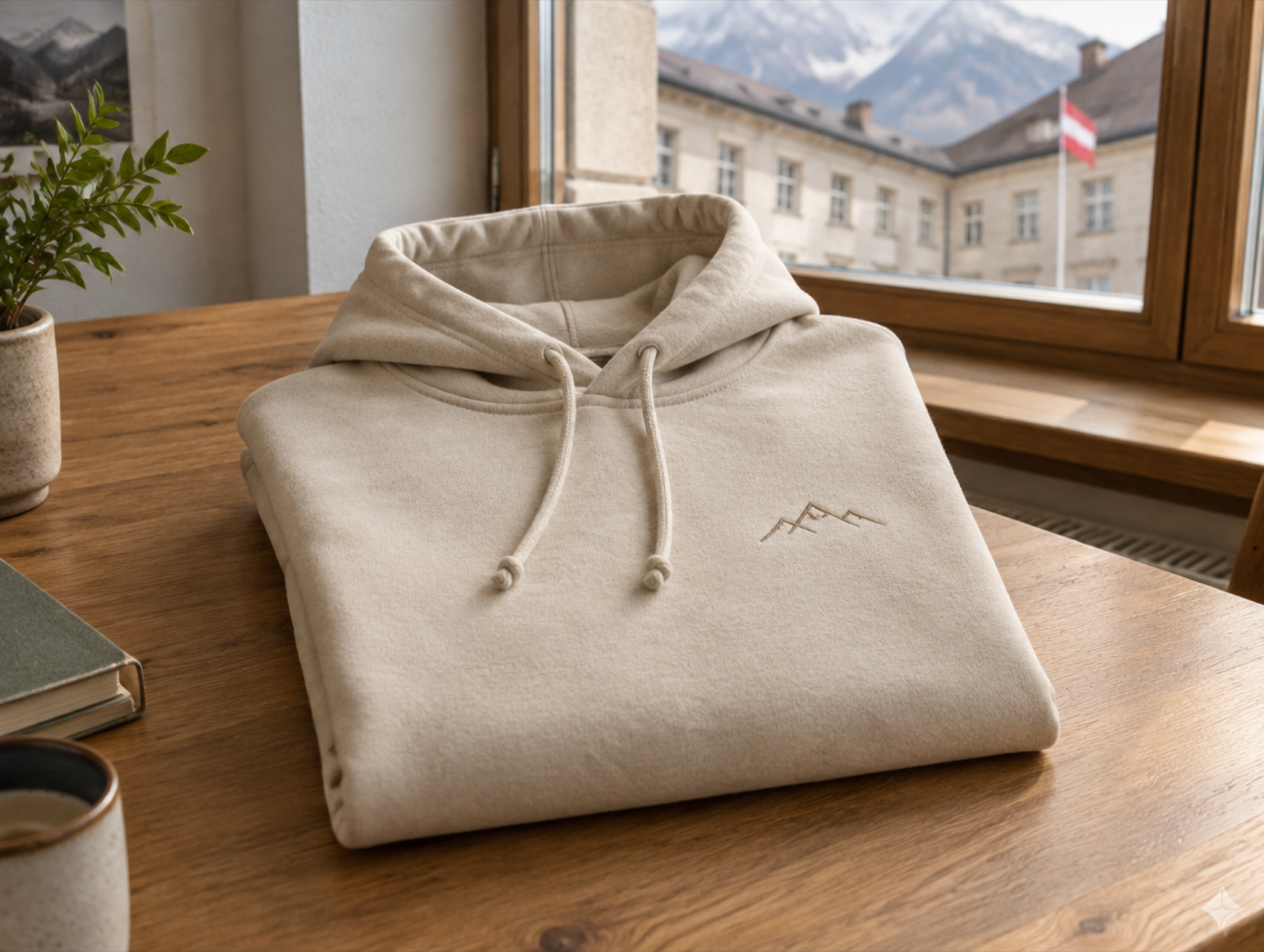 Schul-Hoodie, gefaltet